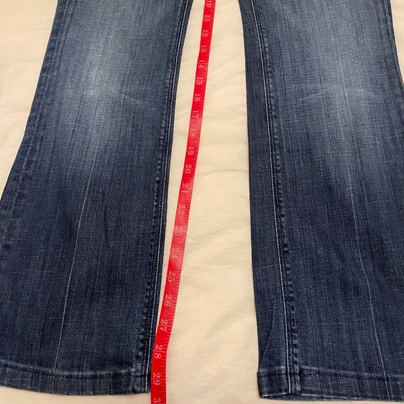 7 For All Mankind "High Waist Bootcut" (mid rise) Size 31 Great Condition! - Picture 4 of 10